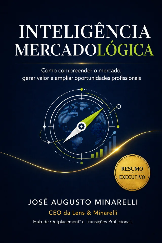 Capa do livro Inteligência Mercadológica, de José Augusto Minarelli.