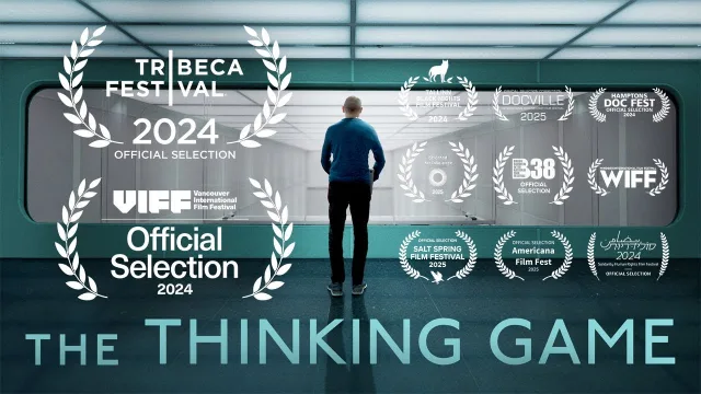 Imagem de capa do vídeo do documentário The Thinking Game